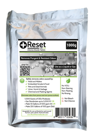 Reset CL02 front label for Black 1000g